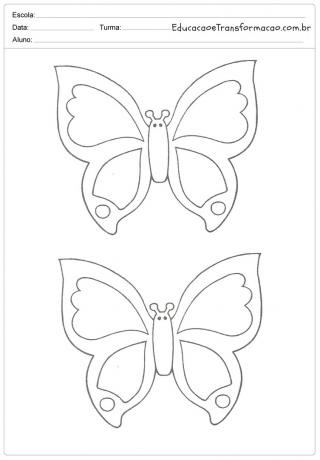 Метелики для друку - для EVA та фетру