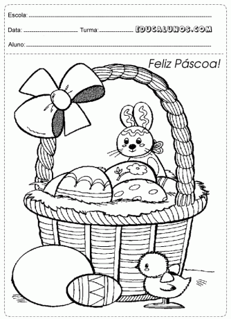 Easter week coloring pages