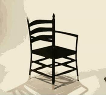 chair optical illusion