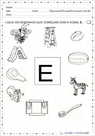 Activities with the letter E