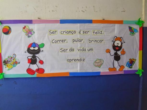 PANEL AND MURAL FOR CHILDREN'S DAY