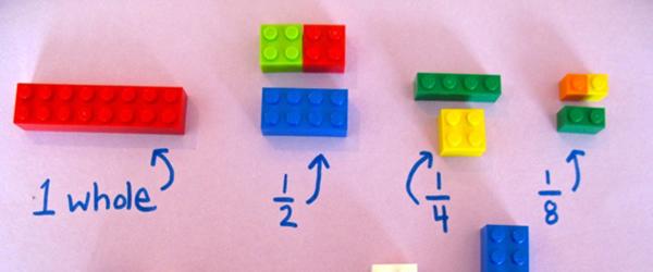 Mathematics teachers teach in a fun way using Legos