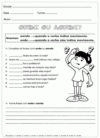 Portugisiske aktiviteter 4. år på grundskolen - at udskrive.