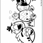 Angry Birds coloring page