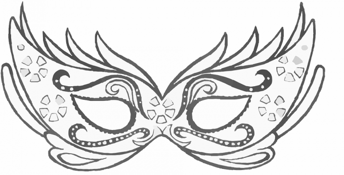 Carnaval-maskers - afdrukbare sjablonen