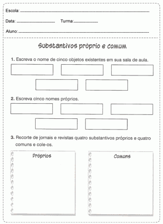 पुर्तगाली गतिविधियाँ प्राथमिक विद्यालय का ३ वर्ष