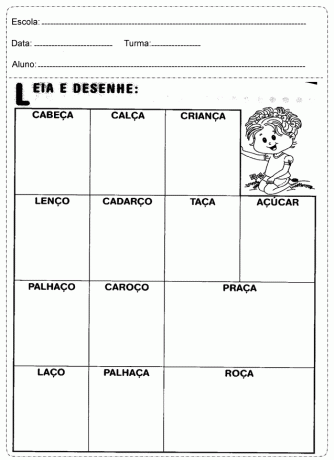 Activități portugheze 1 an de tipărit - Școala Elementară.