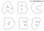 CLOUD-SHAPED LETTER TEMPLATE