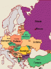 Map of eastern europe