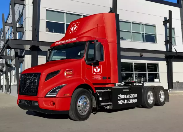Coca-Cola uses electric trucks for ecological purposes and sustainability
