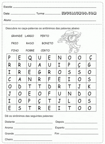 Portugalske dejavnosti 4. letnik glagol