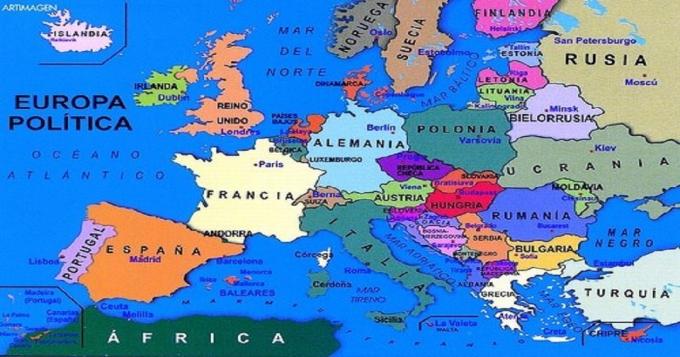 mapa de Europa