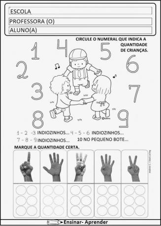 Cele mai bune activități de matematică din primul an de imprimat cu exerciții de sumă degetelor care conțin întrebări organizat și ușor de înțeles pentru studenți, deoarece are imagini ilustrative care pot fi colorate la discreția profesor.