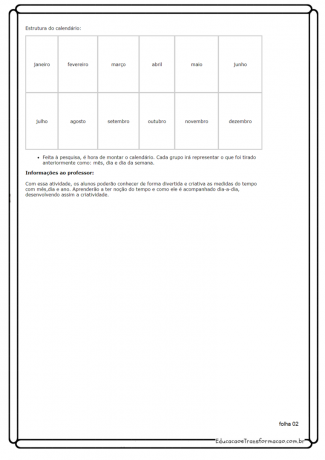 Mathematics Activities 3rd year - Measure of Time - Print - Sheet 02
