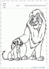 Рисунки льва для раскрашивания и печати