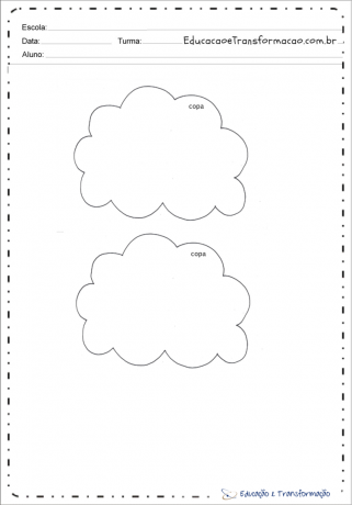Assorted tree template to print