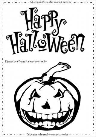 Halloween - Halloween brevskabeloner til udskrivning.