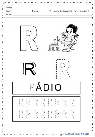 Activities with the Letter R