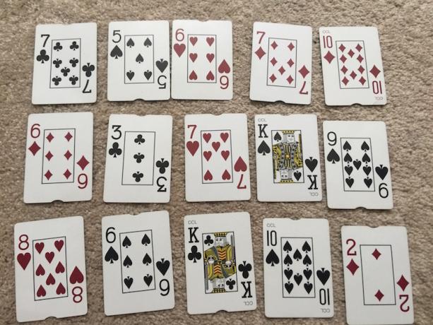 Matematik spil med kort