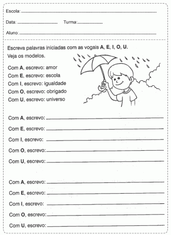 포르투갈어 활동 1년 인쇄 - 초등학교.