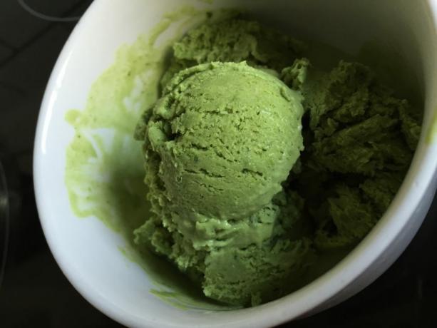 Slavenais saldējums Korejā - zaļās tējas saldējums
