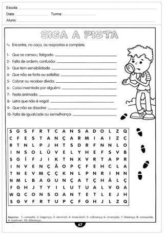 Portugál tevékenységek az általános iskola 4. évfolyama - nyomtatás.