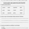 印刷する5年生のポルトガル語演習