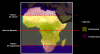Kaart van Afrika: geografische gegevens van het Afrikaanse continent.