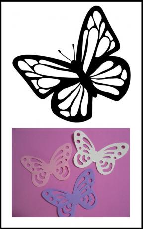 Patrones de mariposas imprimibles: para EVA y fieltro
