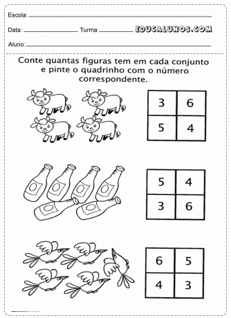 1st year math activities to print