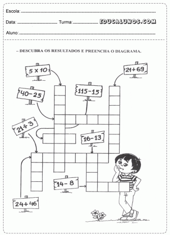 Activity for the 3rd year of math