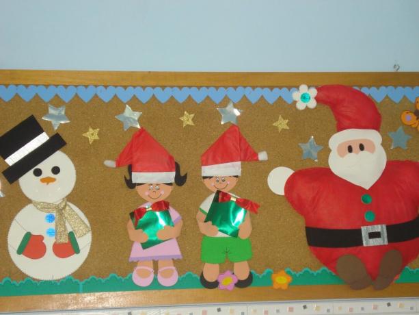 Murales navideños para la escuela - Carteles navideños en EVA y fieltro