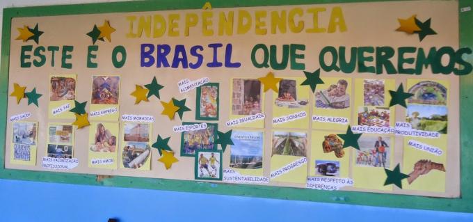 Activities on Brazil's independence