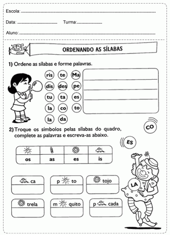 Actividades portuguesas 2do año de la escuela primaria 