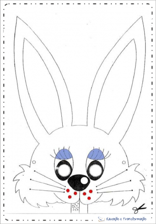 Máscaras de Pascua y Orejas de Conejo para Imprimir