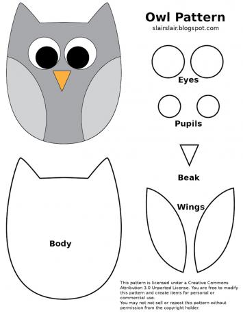 eva owl template