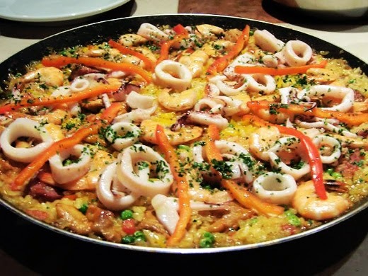 Populārākie spāņu sāļie ēdieni - spāņu paella