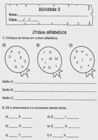 Portuguese activities syllabras