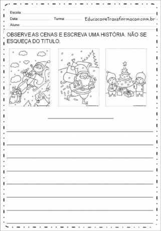 Text Production Activities for Christmas for Elementary School