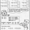 Math exercises 5th year fractions