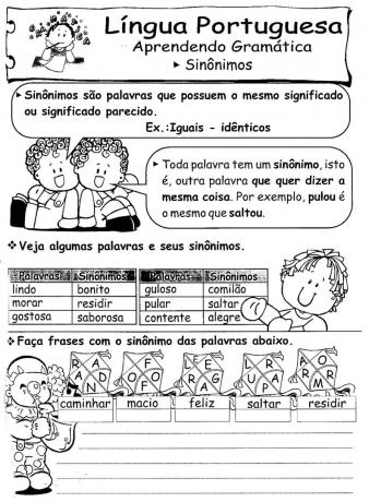 الأنشطة البرتغالية 3 سنوات من المدرسة الابتدائية