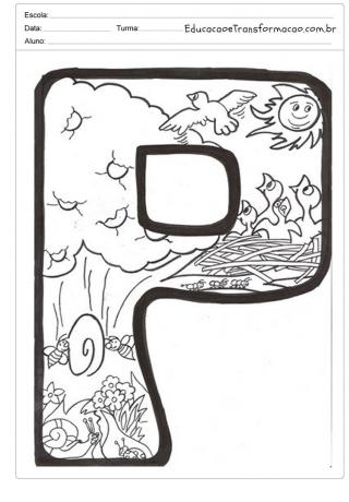 Letter templates for spring murals and panels - Illustrated Letters.