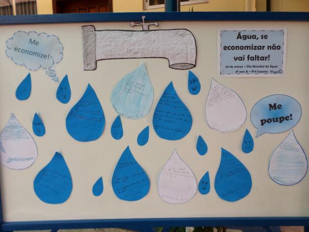 Mural de EVA Water Day para la escuela