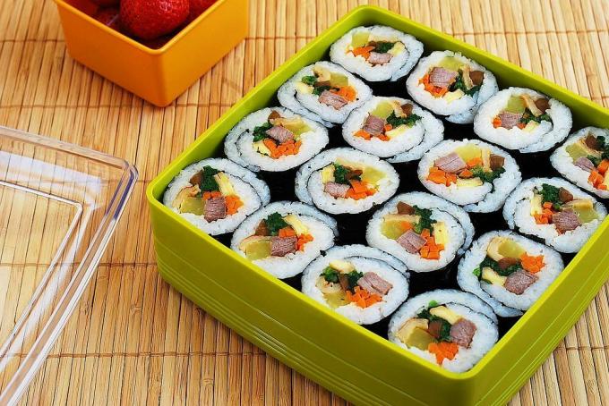 Sushi coreano - Gimbap