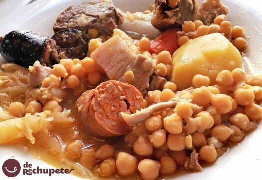 Cocido Madrileño - spāņu ēdiens 