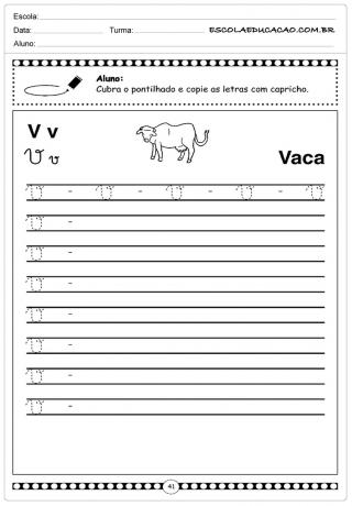 Litera V - Vaca