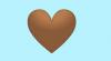 Дізнайтеся значення емодзі коричневого серця в WhatsApp