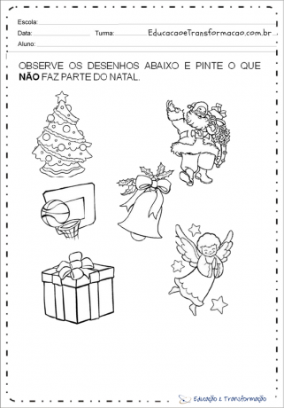Vianočné aktivity pre vzdelávanie v ranom detstve - do tlače - séria iniciálov