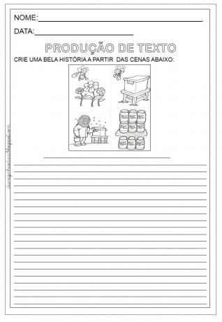 Printable Text Production Activities - Create a beautiful story