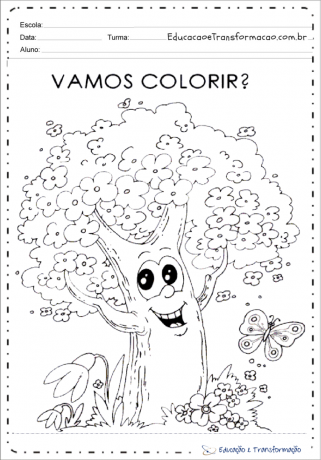 Veikla apie medžio spalvinimo puslapio dieną
